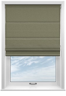 Geneva, Green Canopy - Twist&Fit Roman Blind